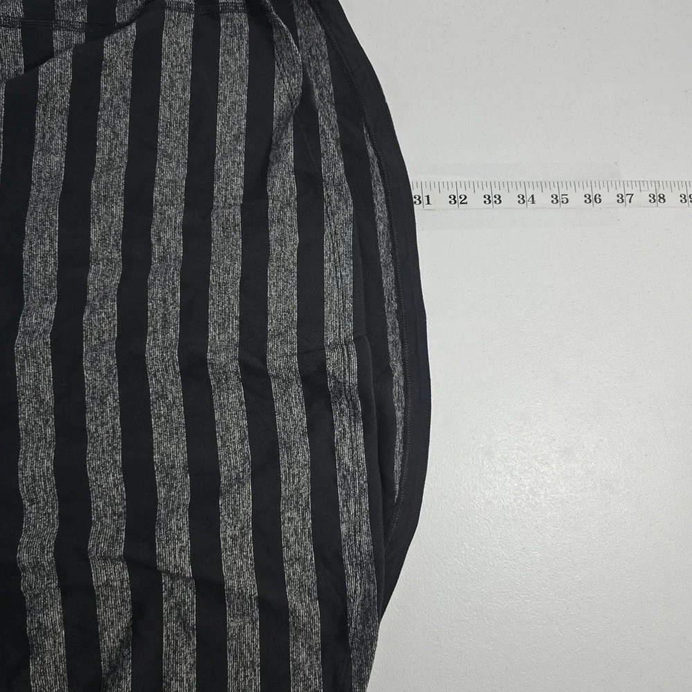 Lululemon Mens Striped Quarter Zip Pullover Athletic Long Sleeve Shirt Top L - Picture 5 of 8